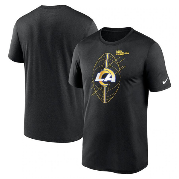 Men's Los Angeles Rams Black Legend Icon Performance T-Shirt